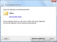 Duplicate Remover for Outlook screenshot